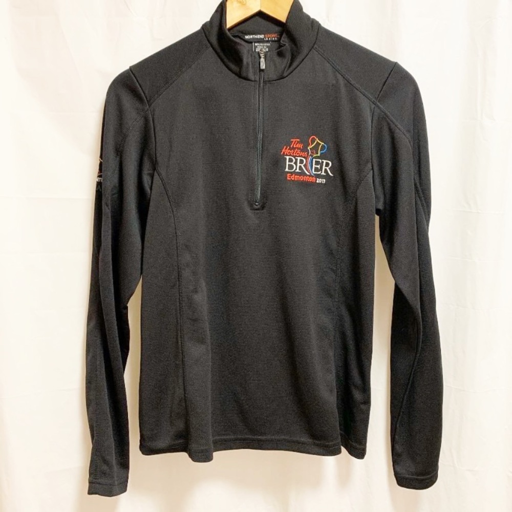 Tim Hortons Brier 2013 Edmonton 3/4 Zip Up Medium